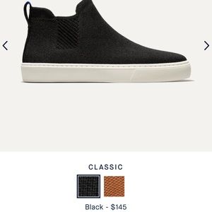 Black Knit Slip-On Combat-Style Boot